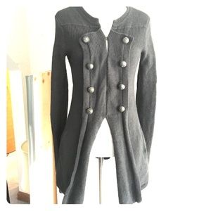 Free People Military Wool Cardigan